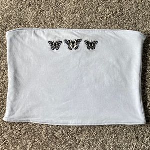 Hollister Butterfly Tube Top